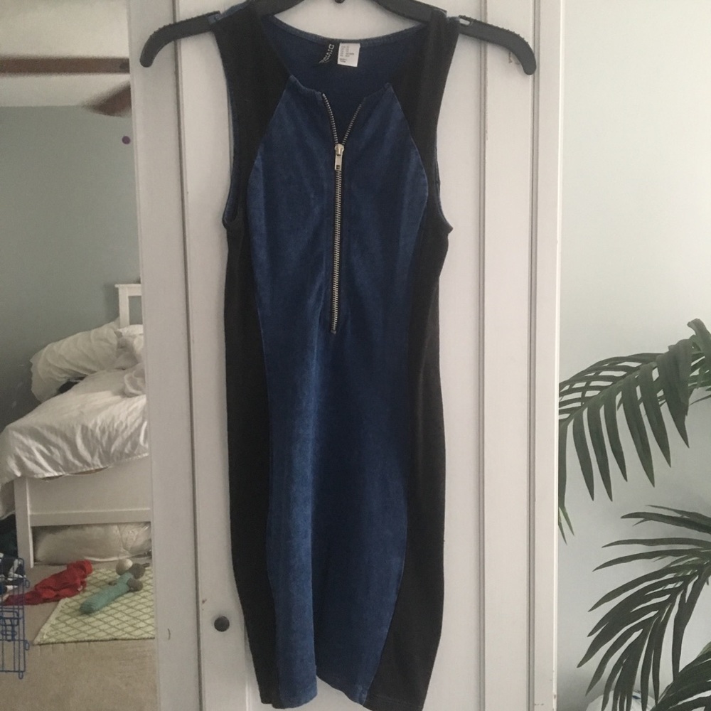 H&M Body Bodycon Jean Dress